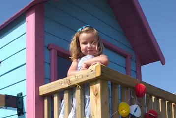 Ellie’s wish for a garden playhouse