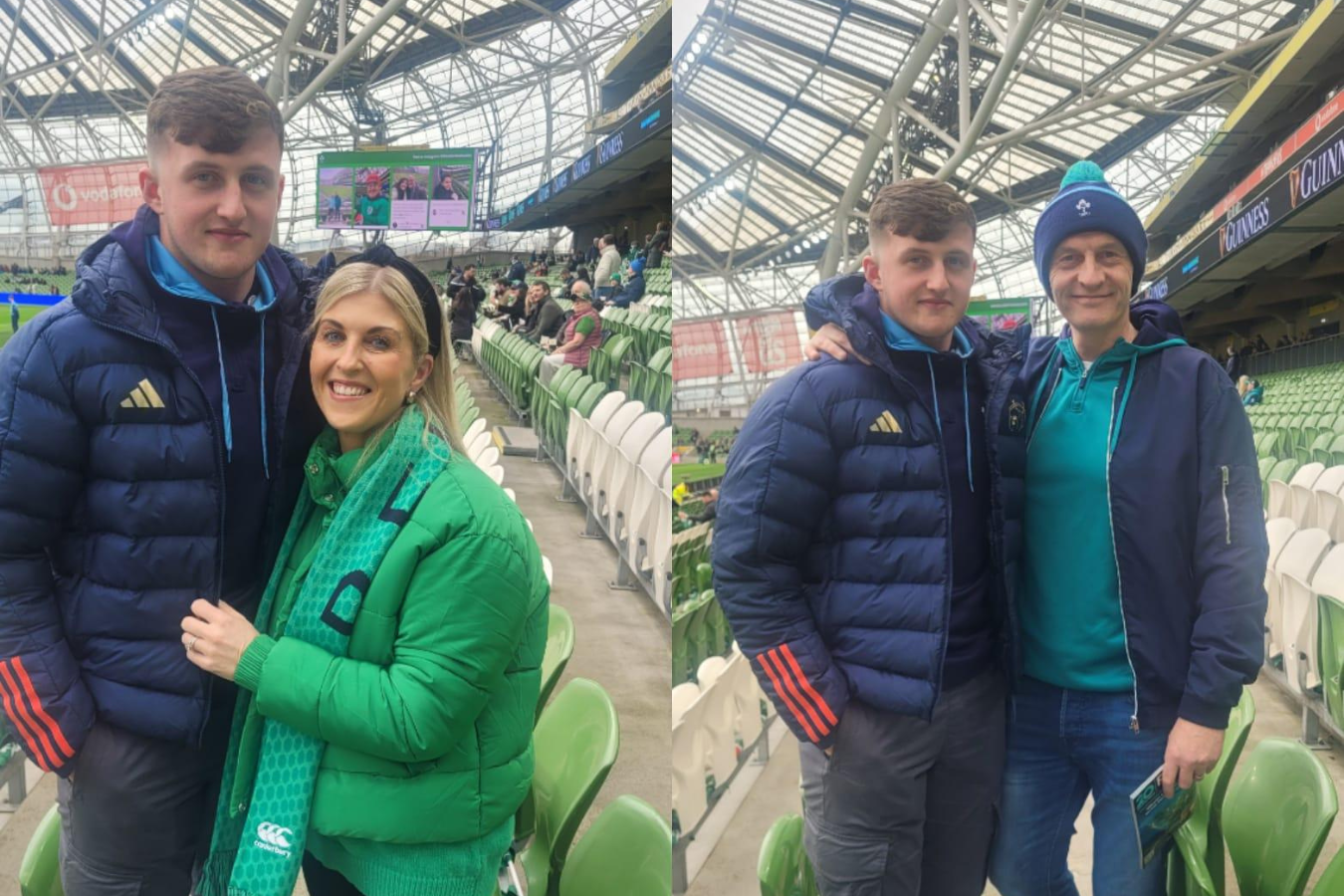 Alex’s Wish to see the Irish Rugby team in action.